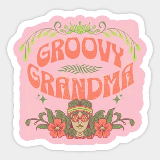 Groovy Grandma Sticker